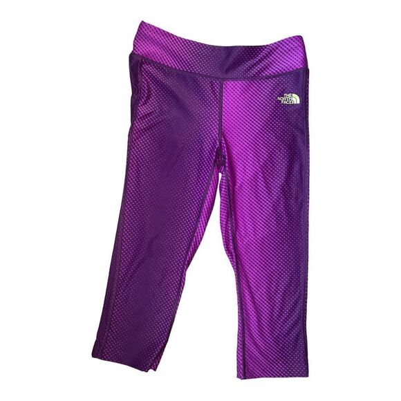 The North Face Pants - The North Face Pulse Capri Leggings Purple Small EUC